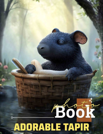 Adorable Tapir Photo Book: Captivating Images Featuring The Unique Tapir Animal, Perfect For Wildlife Lovers And Children