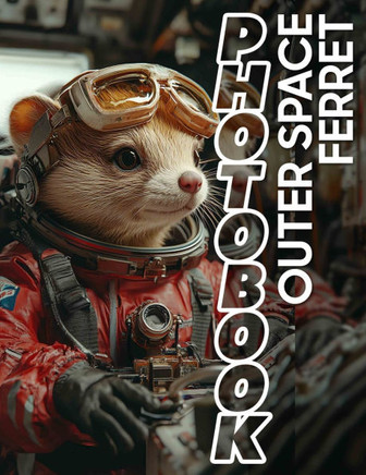 Outer Space Ferret Photo Book: Explore Fun Adventures of Ferrets in 40 Stunning Cosmic Images for Animal Lovers