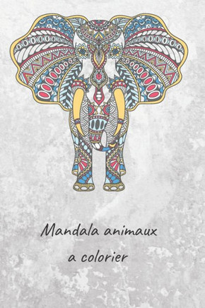 Mandala animaux a colorier: Carnet de notes