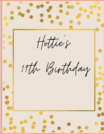 Birthday polaroid book