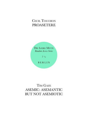 Die Leere Mitte: Issue 7.5 - 2020