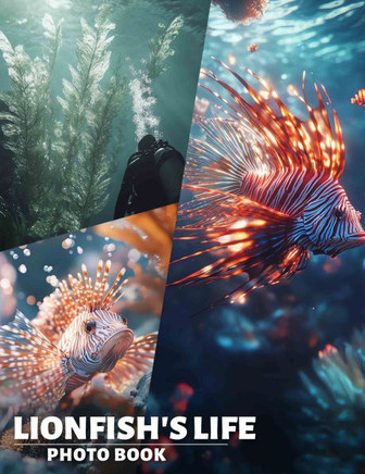Lionfish's Life Photo Book: Explore 40 Stunning Underwater Images Showcasing The Unique Beauty Of Lionfish In Their Natural Habitat