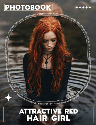 Attractive Red Hair Girl Photo Book: Vibrant Collection Featuring Stunning Red-Haired Models Captured In 40 High-Quality Images