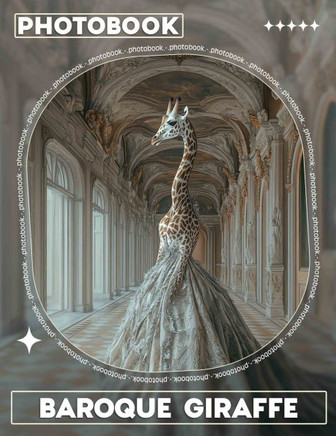 Baroque Giraffe Photo Book: Explore 40 Stunning Images Blending Art And Nature Featuring The Elegant Giraffe