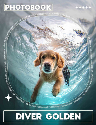 Diver Golden Photo Book: Explore Breath-Taking Underwater Adventures With 40 Stunning Images Of Golden Divers