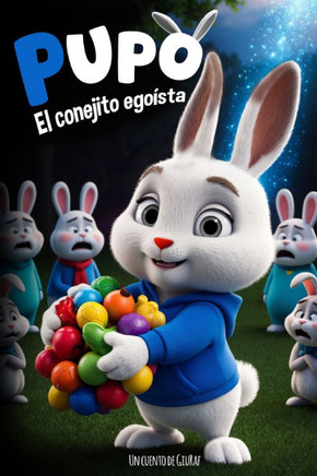 PUPO, EL CONEJITO EGOÍSTA / Libro para aprender a compartir los juguetes: Un Cuento educativo para niños sobre el egoísmo y la empatía infantil