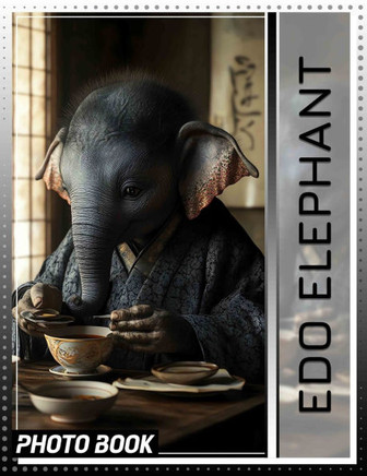 Edo Elephant Photo Book: Explore Stunning 40 Images Of Majestic Elephants In A Unique Cultural Experience