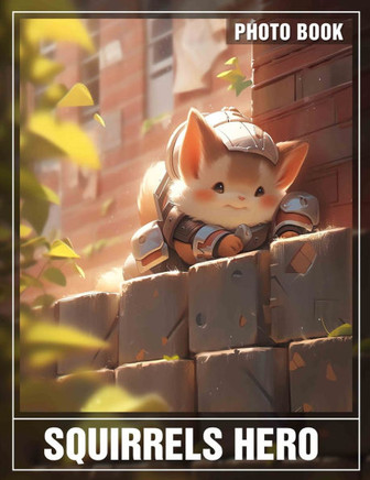 Squirrels Hero Photo Book: Inspiring Collection Featuring Squirrels Showcasing Courage and Playfulness Through 40 Stunning Images