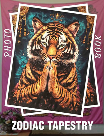Zodiac Tapestry Photo Book: Astrological Art Collection Featuring Unique Zodiac Designs In 40 Stunning Images