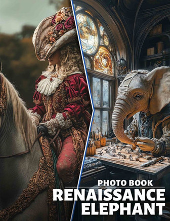 Renaissance Elephant Photo Book: 40 Stunning Illustrations Of Elephants Inspired By The Renaissance Era For Art Enthusiasts
