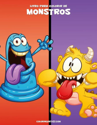 Livro Para Colorir De Monstros 1 (Portuguese Edition)