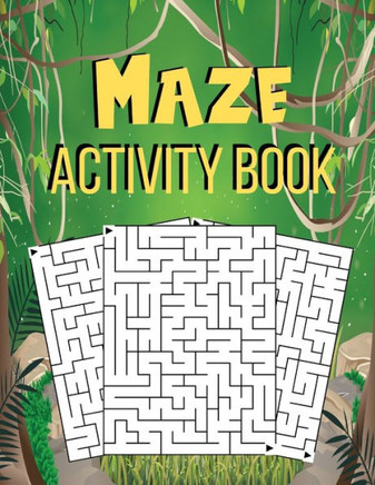 Maze Activity Book: Puzzle Book For Kids or Adults, Turtle And Dog Mazes 81 Pages 8.5x11