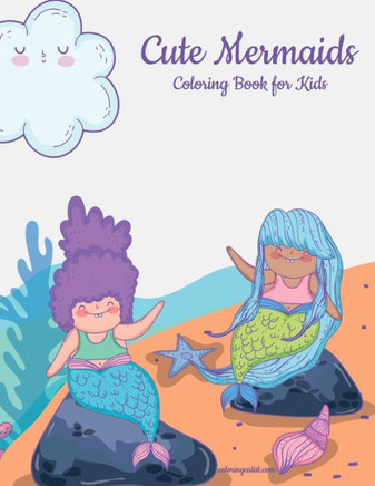 Cute Mermaids Coloring Book for Kids