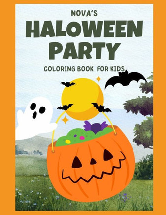 Nova's Halloween Party: Doodle Halloween Kids Coloring Book
