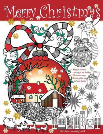 Merry Christmas: Winter coloring book