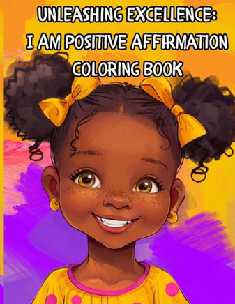 Unleashing Excellence: I Am Positive Affirmation Coloring Book: Coloring Book for Girls of Color Children Positive Affirmation Confidence Sel