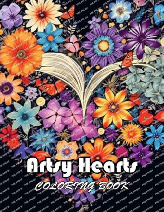 Artsy Hearts Coloring Book: 100+ Unique and Exciting Designs