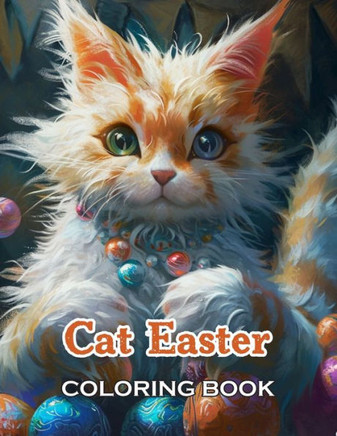 Cat Easter Coloring Book for Kids: 100+ Fun, Easy, and Relaxing Coloring Pages