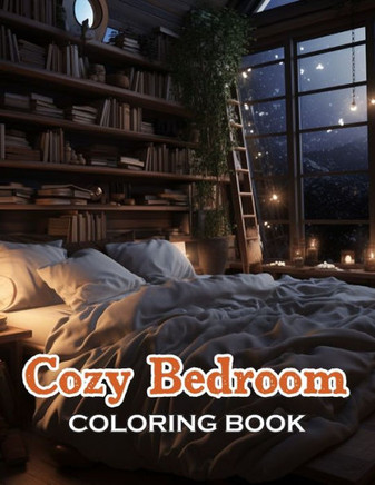 Cozy Bedroom Coloring Book: Unique and Beautiful Designs for All Fans