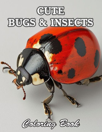 Cute Bugs and Insects Coloring Book: Relaxing and Adorable Designs for All Ages
