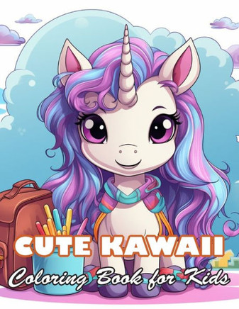 Cute Kawaii Coloring Book for Kids: 100+ Unique and Beautiful Designs for All Fans