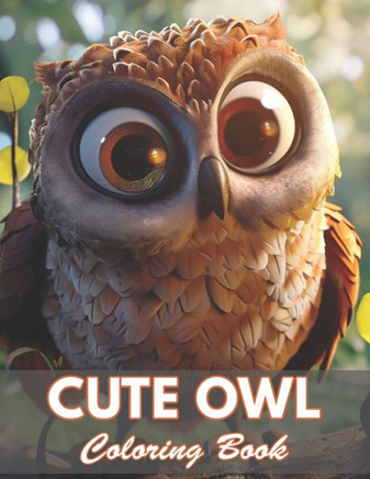 Cute Owl Coloring Book: 100+ Coloring Pages for Relaxation and Stress Relief
