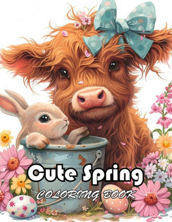 Cute Spring Coloring Book: Unique and Exciting Designs