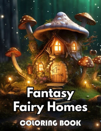 Fantasy Fairy Homes Coloring Book: Beautiful and High-Quality Design To Relax and Enjoy