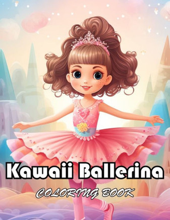 Kawaii Ballerina Coloring Book: 100+ Unique and Exciting Designs
