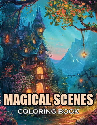 Magical Scenes Coloring Book: 100+ Amazing Coloring Pages for All Ages