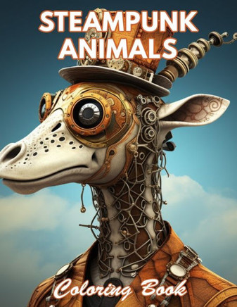 Steampunk Animals Coloring Book: 100+ Unique and Beautiful Designs for All Fans