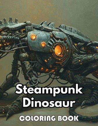 Steampunk Dinosaur Coloring Book: New Edition 100+ Unique and Beautiful High-quality Designs