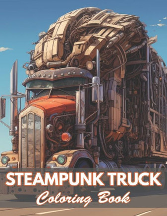 Steampunk Truck Coloring Book: 100+ Unique and Beautiful Designs for All Fans