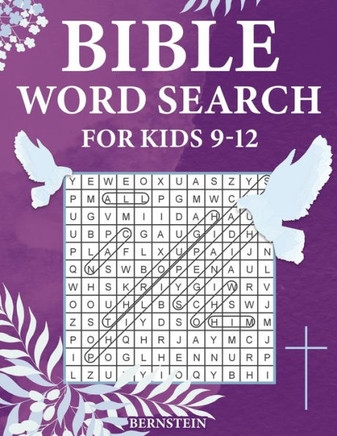 Bible Word Search for Kids 9-12: 100 Extra Large Bible Word Search Puzzles - Large Print