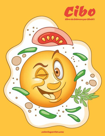 Cibo Libro da Colorare per Bimbi 1