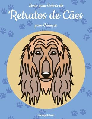 Livro para Colorir de Retratos de Cães para Crianças