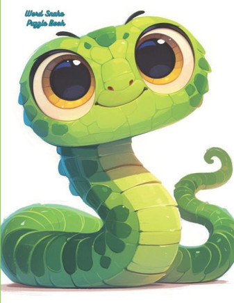 Word Snake Puzzle Book: Large Print Brain Games For Adults And Children