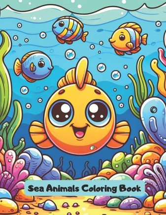 Sea Animals Coloring Book for Kids