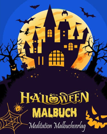 Halloween Malbuch: Halloween Malbuch für Erwachsene, kreatives Färben, malbuch für erwachsene entspannung