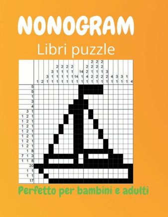 Libri Di Puzzle Nonogrammi: Sfide Per Bambini E Adulti Con Soluzioni