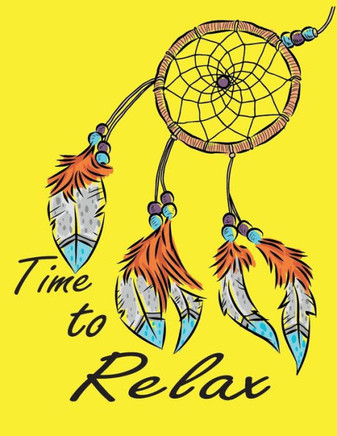 Time to relax: mandala coloring book for adults with quotes - Stress Relief and Relaxation for Women and Men - White Paper
