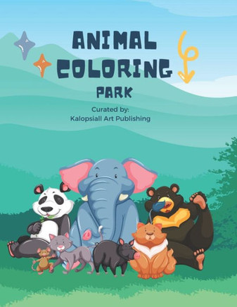 Fun Animal Coloring Book: Animal Coloring Park