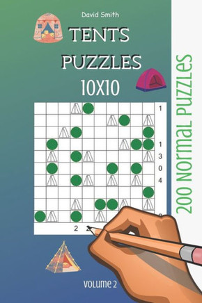 Tents Puzzles - 200 Normal Puzzles 10x10 vol.2