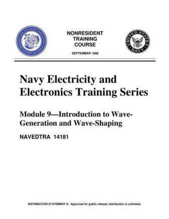 The Navy Electricity And Electronics Training Series: Module 09 Introduction To