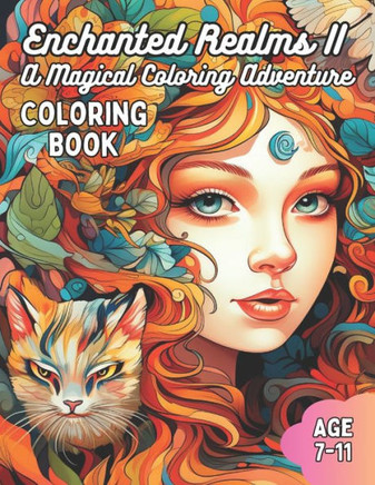 Magical Creatures Coloring Book - Enchanted Realms II: Awesome Magical Creatures Coloring Book for Kids Age 7 - 11