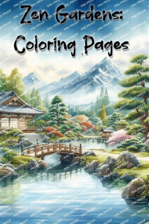 Zen Gardens Coloring Pages: A Journey Through Japanese Landscapes