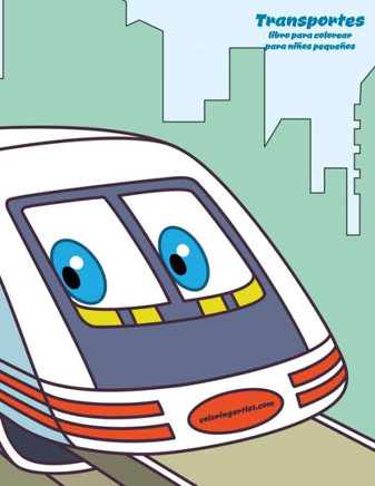 Transportes libro para colorear para niños pequeños