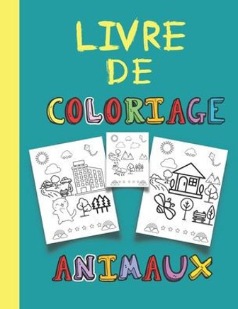 livre de coloriage animaux: Animaux, forêt, livre de coloriage alphabets pour enfants - Livre de coloriage forêt.