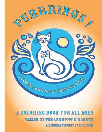 Purring!: Cute Feline Coloring Book for Adults and Kids