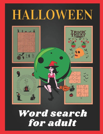 Halloween word search for adult: Halloween puzzle book - Large Print